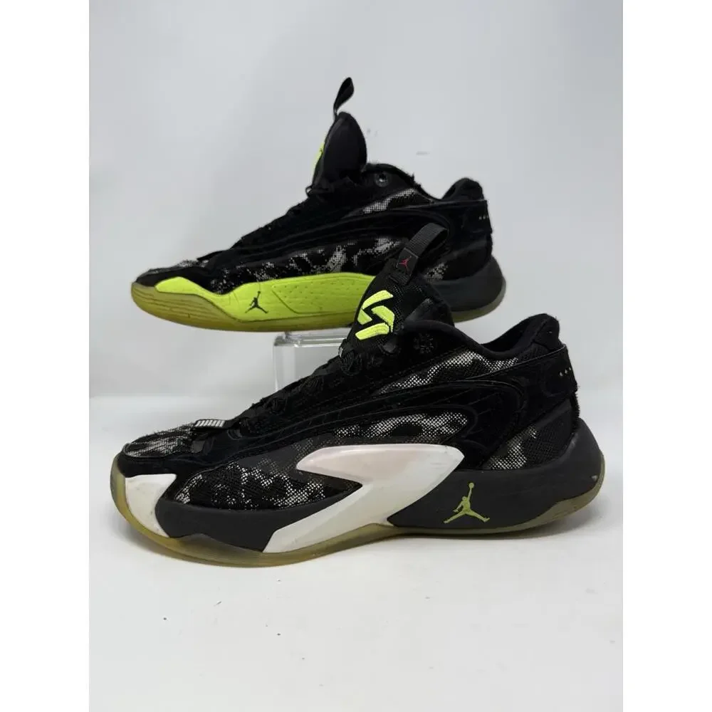 Men's Nike Air Jordan Luka 2 DX8733-017 Black‎ White Volt Size 8.5US